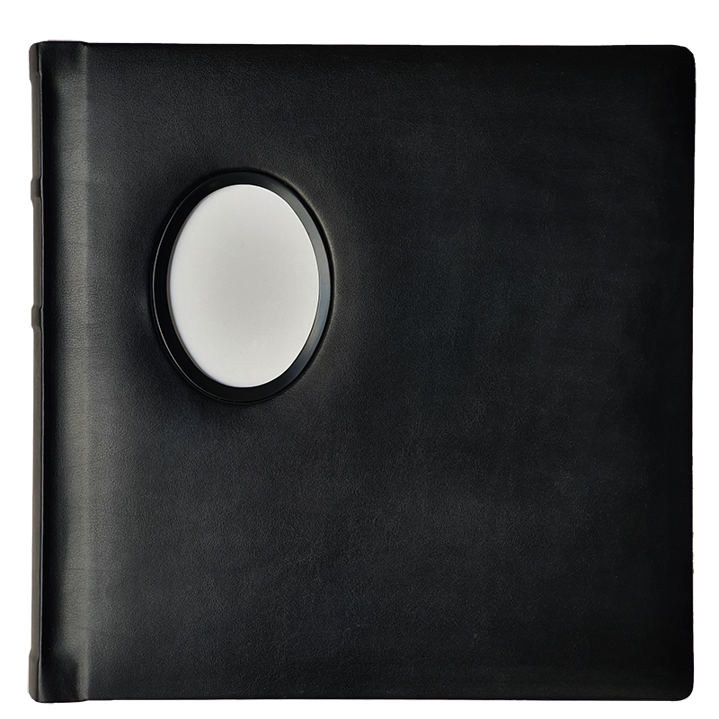 Square Mat BLACK - 20, 24, or 30 sides with photo frame on cover The Photographer's Toolbox PD Custom Product  The Photographer's Toolbox