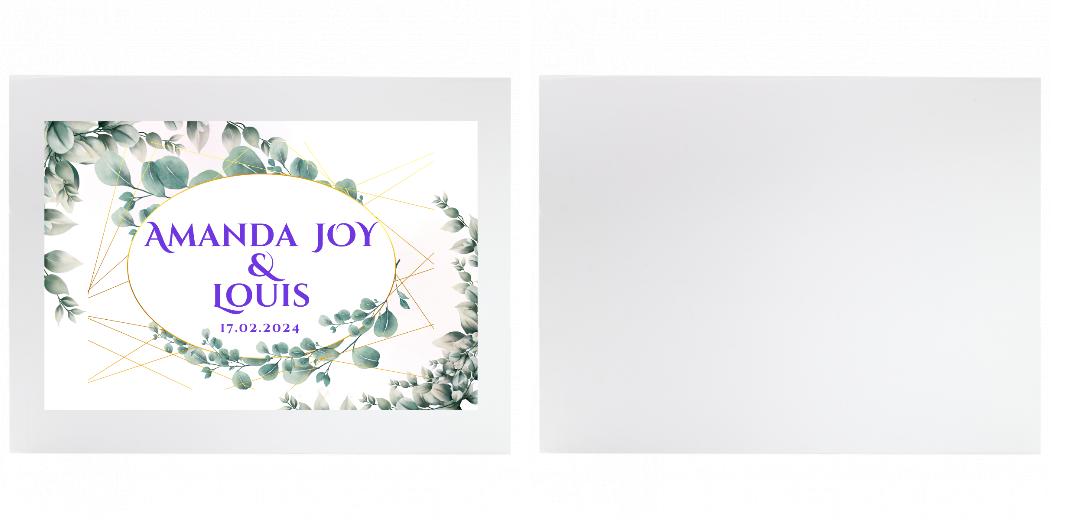 LARGE Gift Box - with FREE lid printing - White or Brown. Can hold a 10x8″ photo album. The Photographer's Toolbox PD Custom Product  The Photographer's Toolbox