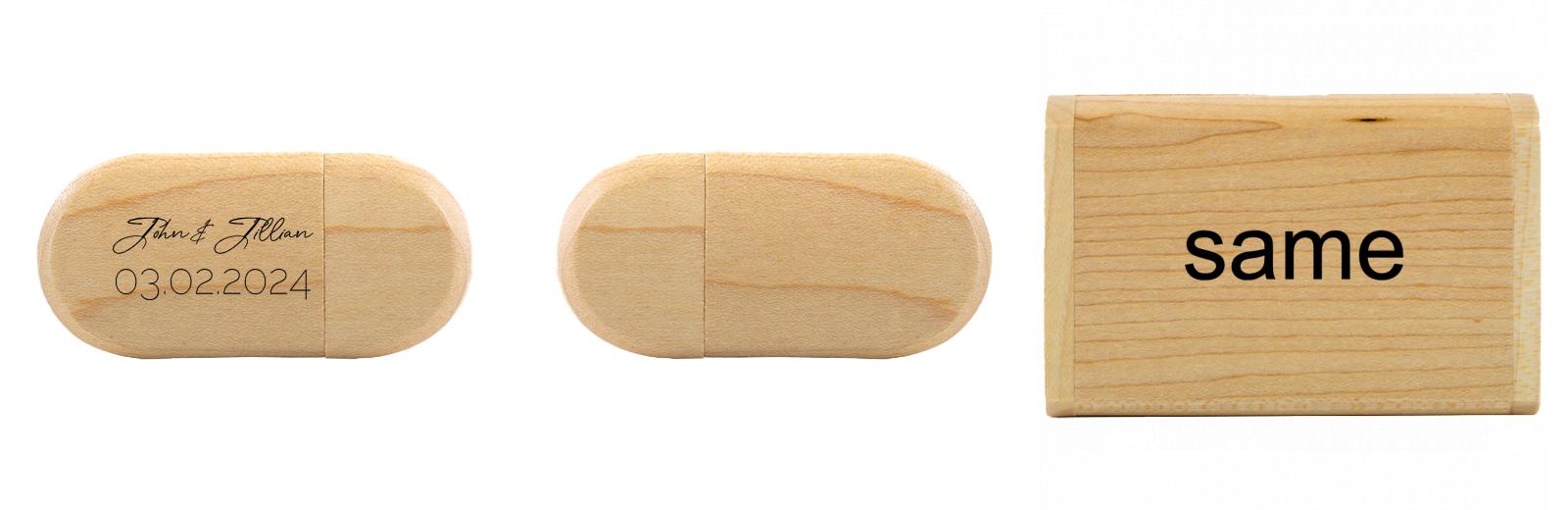 Oval USB with flip top box The Photographer's Toolbox PD Custom Product  The Photographer's Toolbox