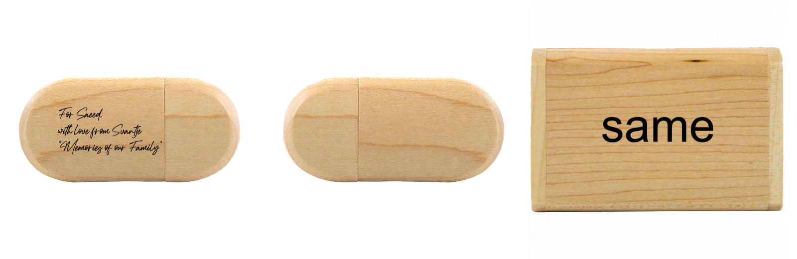 Oval USB with flip top box The Photographer's Toolbox PD Custom Product  The Photographer's Toolbox