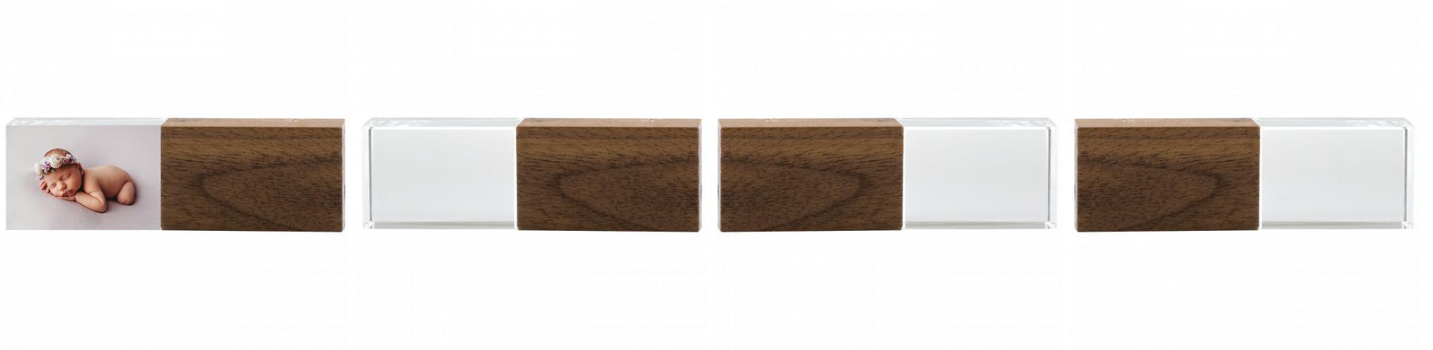 Crystal USB with Maple or Walnut Wood Lid The Photographer's Toolbox PD Custom Product  The Photographer's Toolbox
