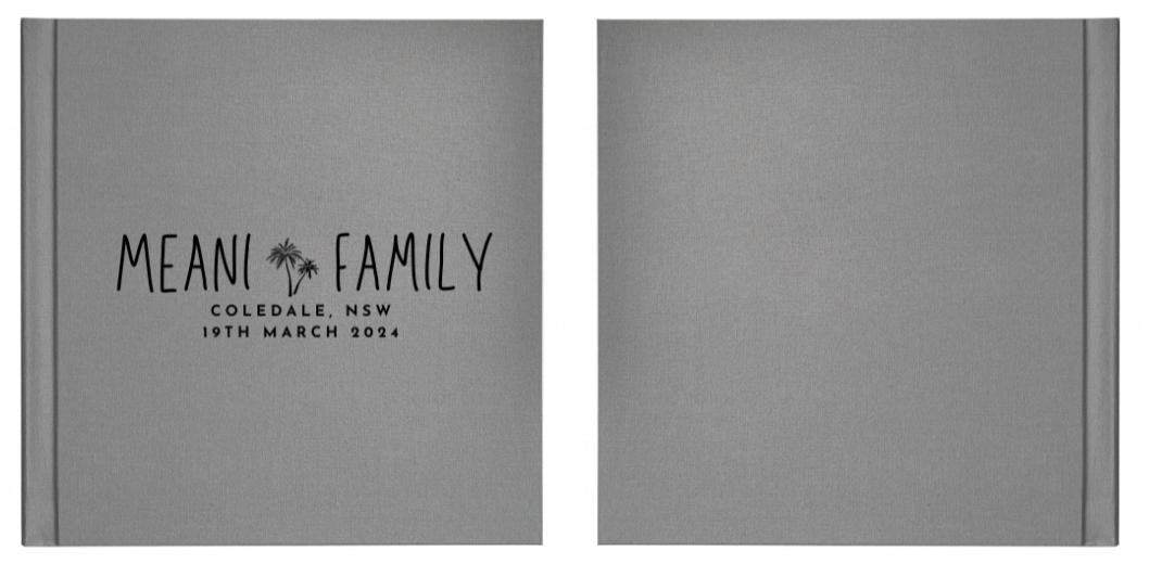 Matted Photo Album - VERSATILE SQUARE- 20 photos The Photographer's Toolbox PD Custom Product  The Photographer's Toolbox