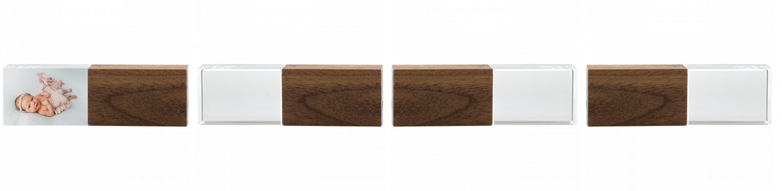 Crystal USB with Maple or Walnut Wood Lid The Photographer's Toolbox PD Custom Product  The Photographer's Toolbox