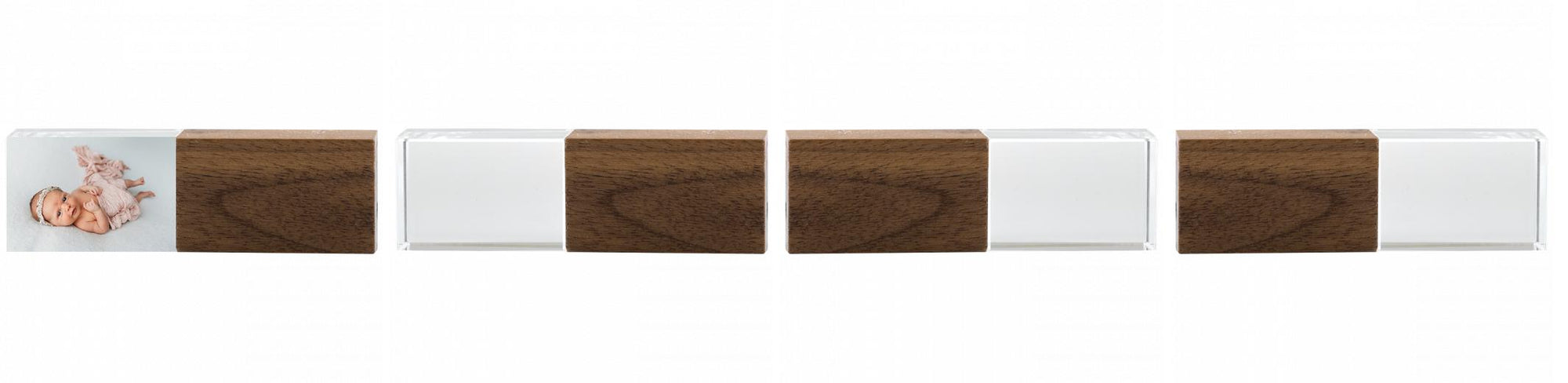 Crystal USB with Maple or Walnut Wood Lid The Photographer's Toolbox PD Custom Product  The Photographer's Toolbox