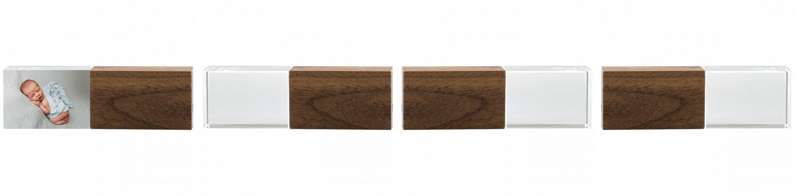 Crystal USB with Maple or Walnut Wood Lid The Photographer's Toolbox PD Custom Product  The Photographer's Toolbox
