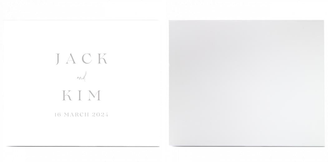 MEDIUM Gift Box - with FREE lid printing - White or Brown.  Can hold 7x5″ photo album. The Photographer's Toolbox PD Custom Product  The Photographer's Toolbox