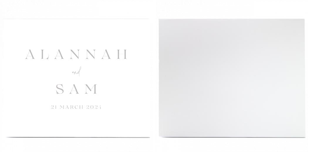 MEDIUM Gift Box - with FREE lid printing - White or Brown.  Can hold 7x5″ photo album. The Photographer's Toolbox PD Custom Product  The Photographer's Toolbox