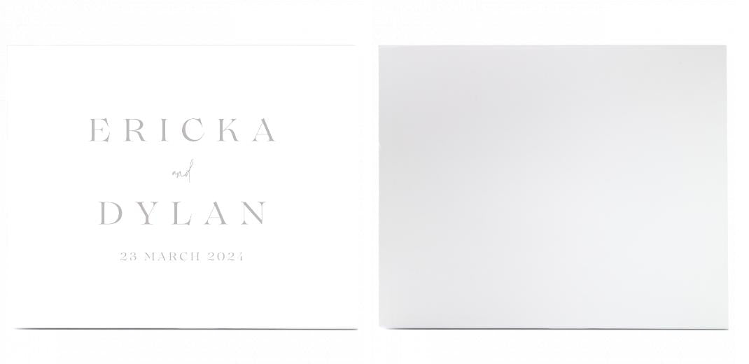 MEDIUM Gift Box - with FREE lid printing - White or Brown.  Can hold 7x5″ photo album. The Photographer's Toolbox PD Custom Product  The Photographer's Toolbox