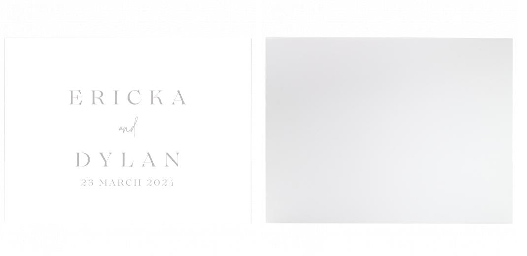 LARGE Gift Box - with FREE lid printing - White or Brown. Can hold a 10x8″ photo album. The Photographer's Toolbox PD Custom Product  The Photographer's Toolbox