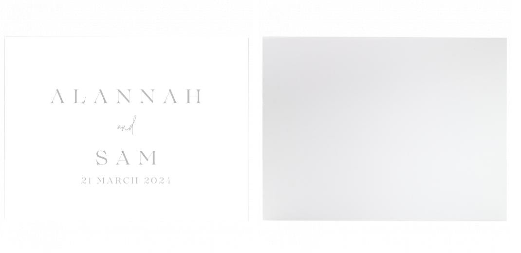 LARGE Gift Box - with FREE lid printing - White or Brown. Can hold a 10x8″ photo album. The Photographer's Toolbox PD Custom Product  The Photographer's Toolbox