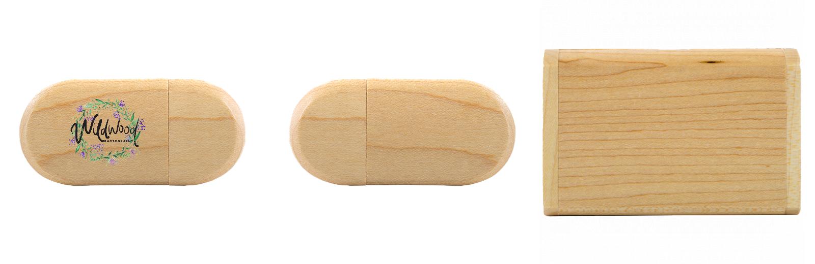 Oval USB with flip top box The Photographer's Toolbox PD Custom Product  The Photographer's Toolbox