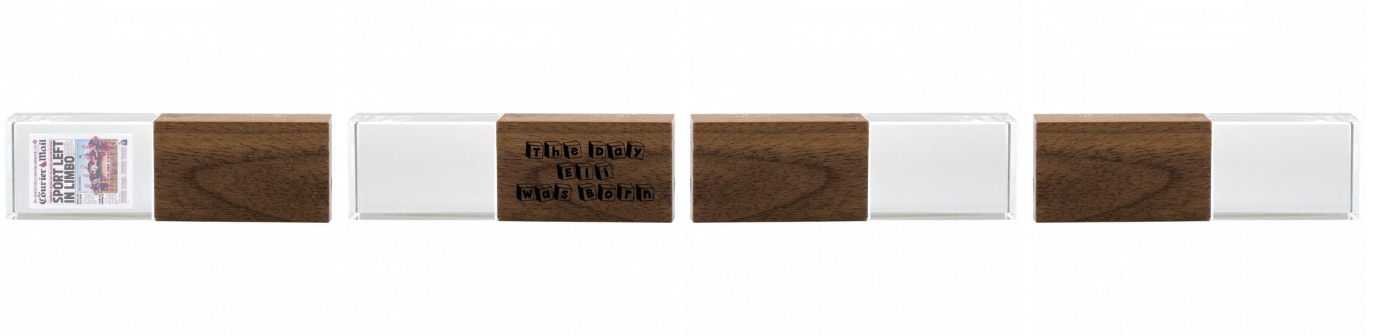 Crystal USB with Maple or Walnut Wood Lid The Photographer's Toolbox PD Custom Product  The Photographer's Toolbox