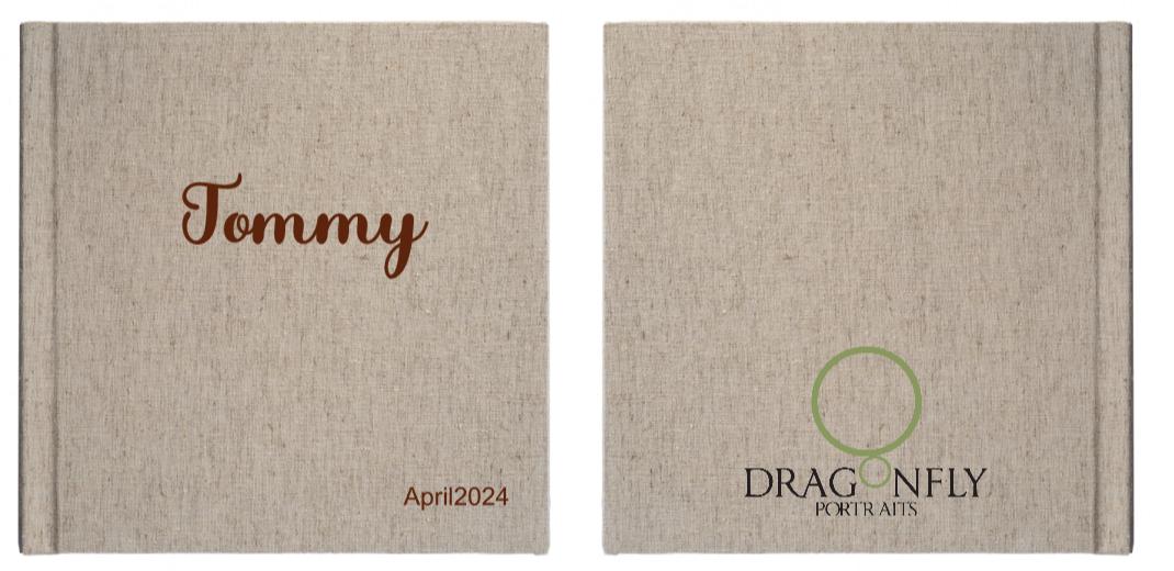 Matted Photo Album - VERSATILE SQUARE - 10 photos The Photographer's Toolbox PD Custom Product  The Photographer's Toolbox