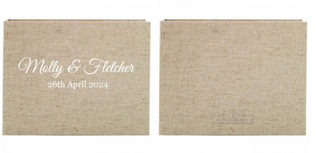 Medium Portrait Box: Can hold 6x4″ or 7x5″ - (optional space underneath) The Photographer's Toolbox PD Custom Product  The Photographer's Toolbox