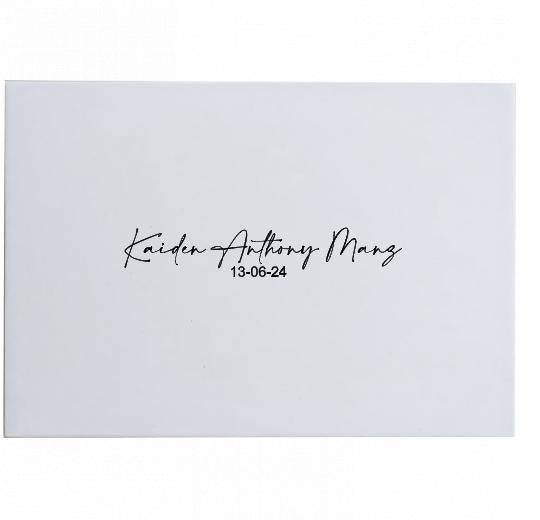 Black or White Print Box with FREE Lid Printing - Can hold 6x4″ or 7x5″ photos. The Photographer's Toolbox PD Custom Product  The Photographer's Toolbox