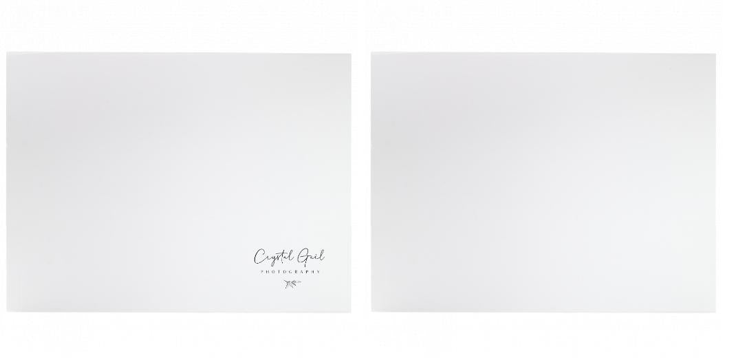 LARGE Gift Box - FREE lid printing included - White or Brown. Can hold a 10x8″ photo album. The Photographer's Toolbox PD Custom Product  The Photographer's Toolbox