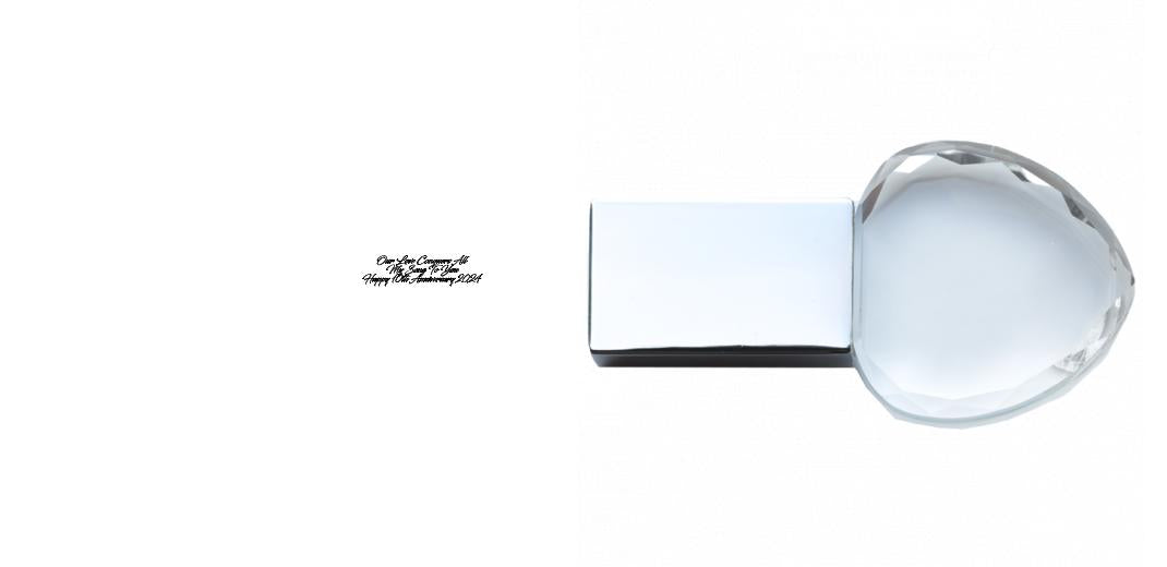 Glass Heart USB The Photographer's Toolbox PD Custom Product  The Photographer's Toolbox