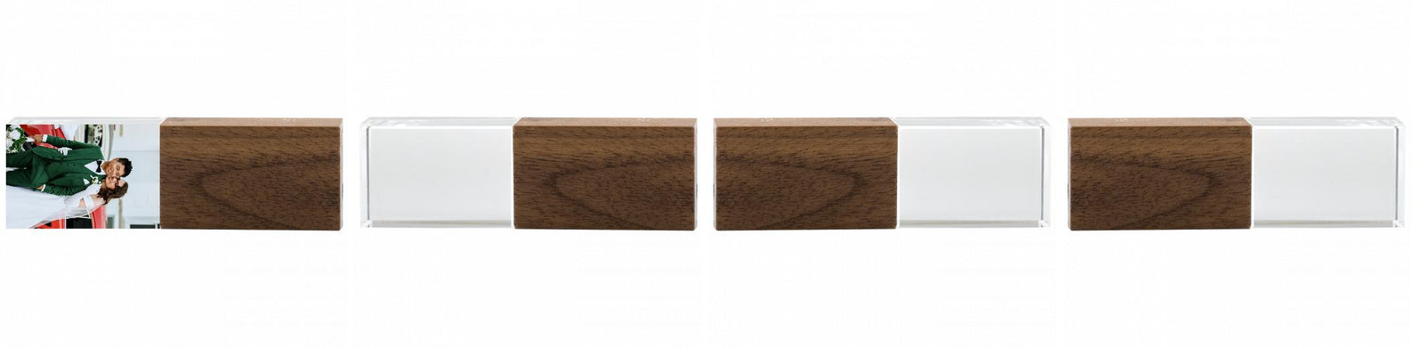 Crystal USB with Maple or Walnut Wood Lid The Photographer's Toolbox PD Custom Product  The Photographer's Toolbox