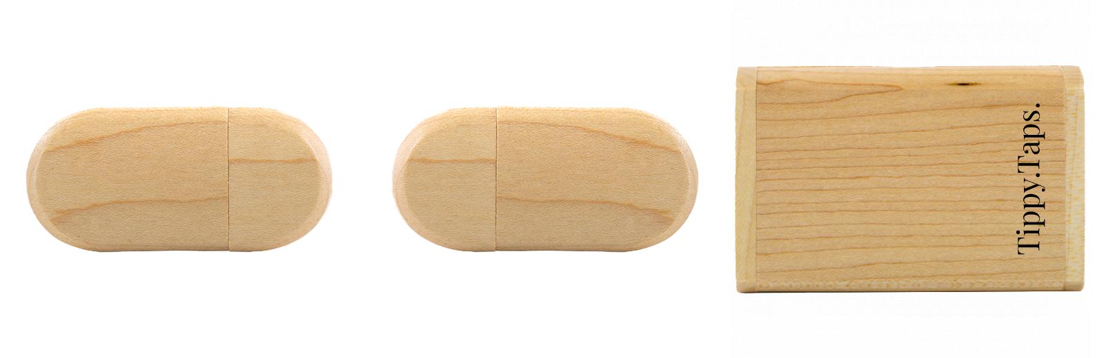 Oval USB with flip top box The Photographer's Toolbox PD Custom Product  The Photographer's Toolbox