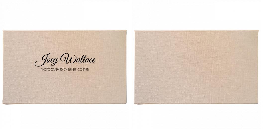 Fabric Print Box With 2 Areas - Can hold 6x4″ & 7x5″ photos. The Photographer's Toolbox PD Custom Product  The Photographer's Toolbox