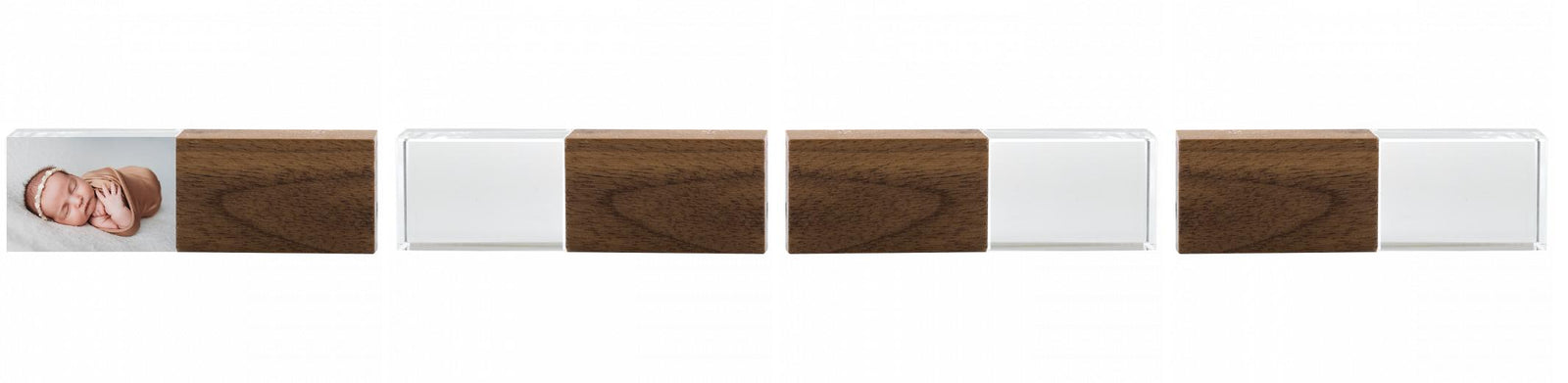 Crystal USB with Maple or Walnut Wood Lid The Photographer's Toolbox PD Custom Product  The Photographer's Toolbox