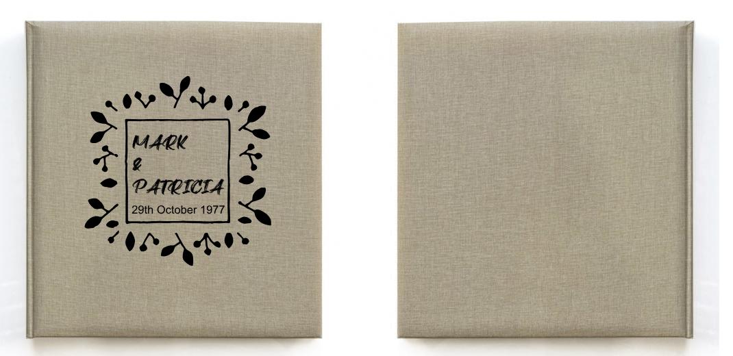 Dry Mount Photo Album - Tan Linen: 30 pages (60 Sides) The Photographer's Toolbox PD Custom Product  The Photographer's Toolbox