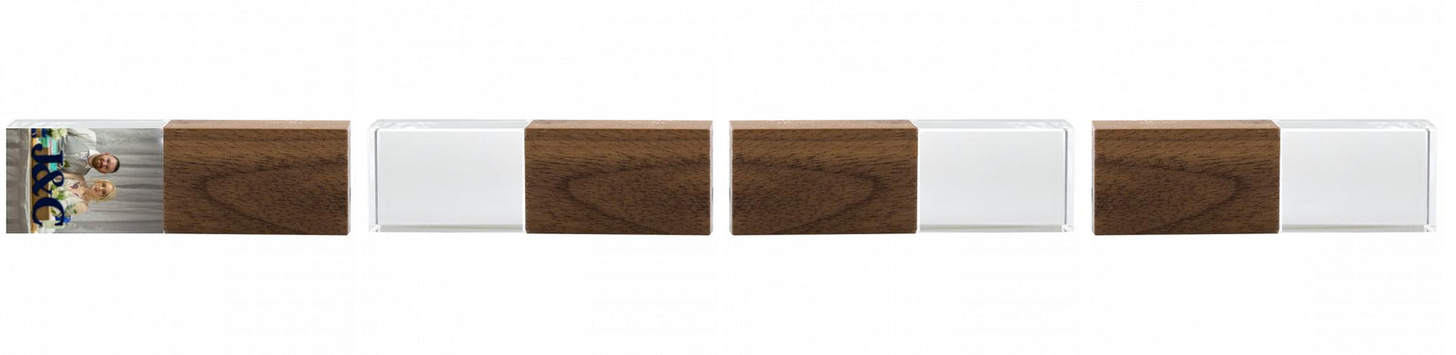 Crystal USB with Maple or Walnut Wood Lid The Photographer's Toolbox PD Custom Product  The Photographer's Toolbox