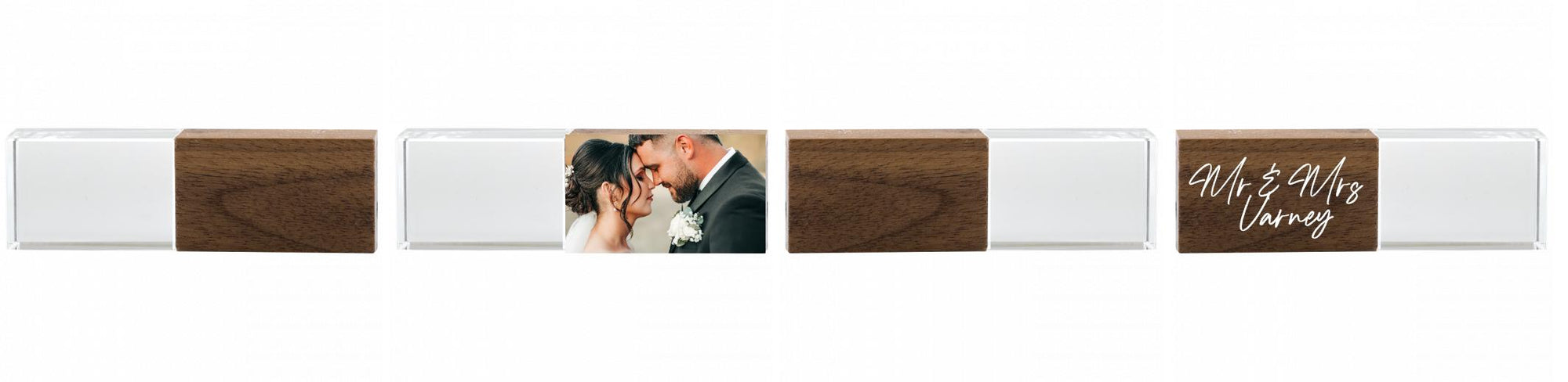 Crystal USB with Maple or Walnut Wood Lid The Photographer's Toolbox PD Custom Product  The Photographer's Toolbox