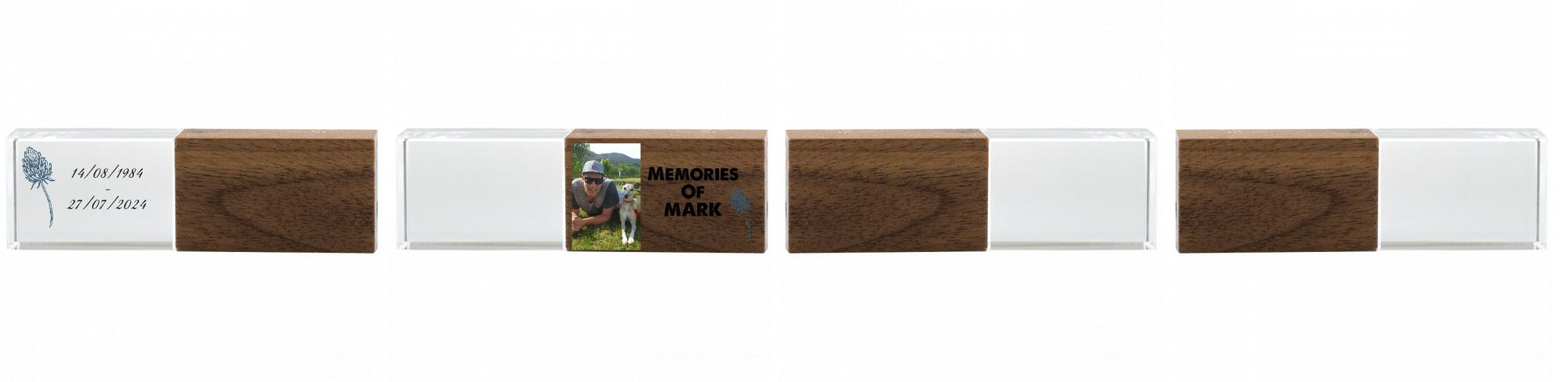 Crystal USB with Maple or Walnut Wood Lid The Photographer's Toolbox PD Custom Product  The Photographer's Toolbox