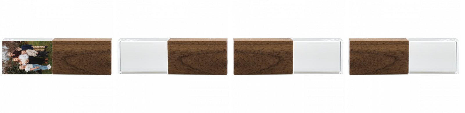 Crystal USB with Maple or Walnut Wood Lid The Photographer's Toolbox PD Custom Product  The Photographer's Toolbox