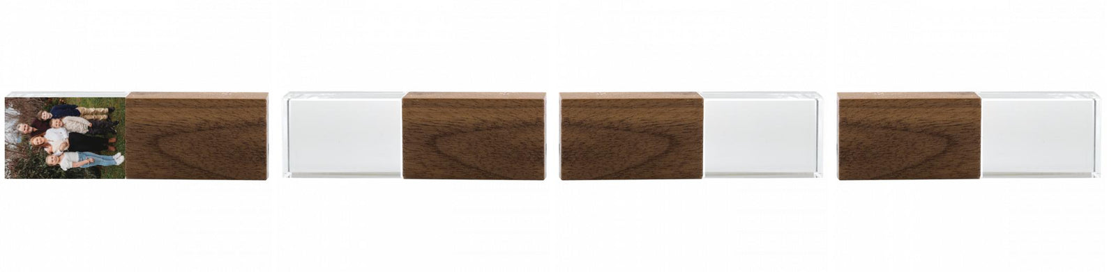 Crystal USB with Maple or Walnut Wood Lid The Photographer's Toolbox PD Custom Product  The Photographer's Toolbox