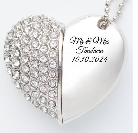 Jewelled Heart USB The Photographer's Toolbox PD Custom Product  The Photographer's Toolbox