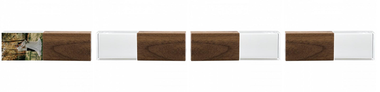 Crystal USB with Maple or Walnut Wood Lid The Photographer's Toolbox PD Custom Product  The Photographer's Toolbox