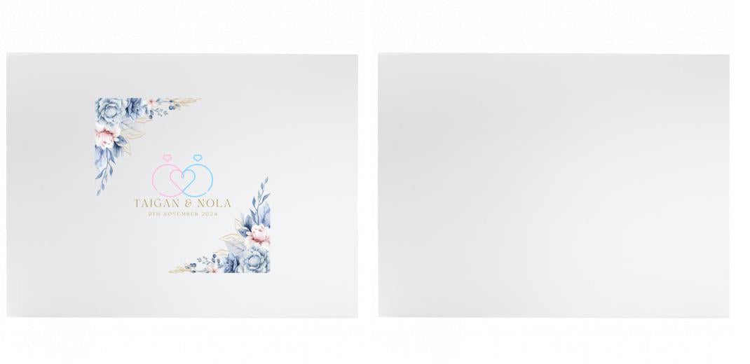 LARGE Gift Box - FREE lid printing included - White or Brown. Can hold a 10x8″ photo album. The Photographer's Toolbox PD Custom Product  The Photographer's Toolbox