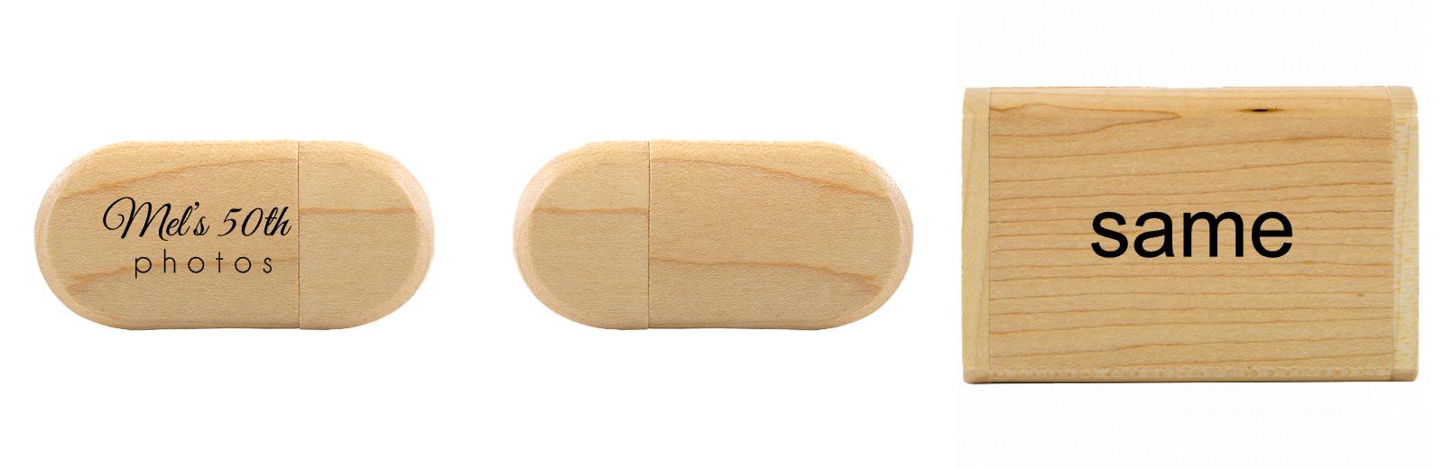 Oval USB with flip top box The Photographer's Toolbox PD Custom Product  The Photographer's Toolbox