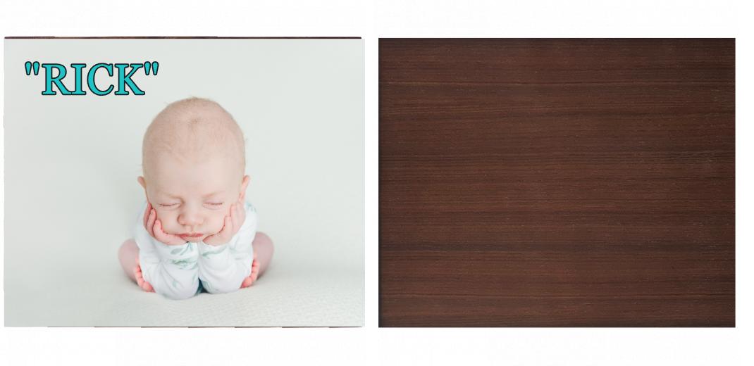 Wooden Box - Large Rectangle 'Walnut' (Can hold 6x4″, 7x5″, 6x8″, 10x8″ photos) The Photographer's Toolbox PD Custom Product  The Photographer's Toolbox