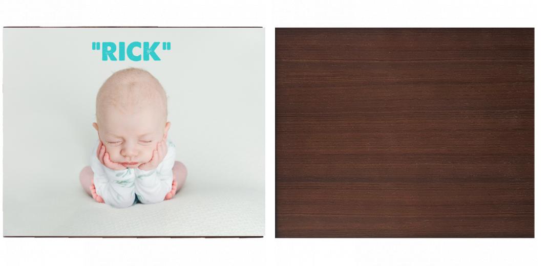 Wooden Box - Large Rectangle 'Walnut' (Can hold 6x4″, 7x5″, 6x8″, 10x8″ photos) The Photographer's Toolbox PD Custom Product  The Photographer's Toolbox