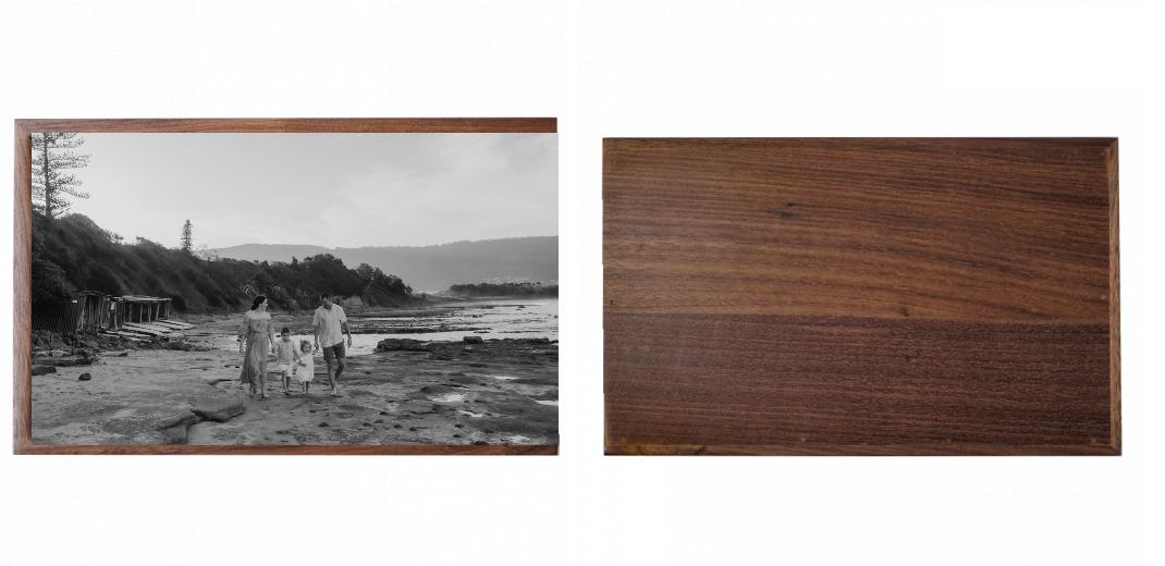 Wooden Box - Rectangle 'Walnut' (Can hold 6x4″ or 7x5″ photos) The Photographer's Toolbox PD Custom Product  The Photographer's Toolbox