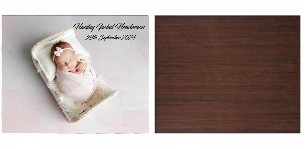 Wooden Box - Large Rectangle 'Walnut' (Can hold 6x4″, 7x5″, 6x8″, 10x8″ photos) The Photographer's Toolbox PD Custom Product  The Photographer's Toolbox