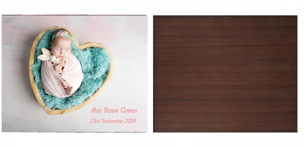 Wooden Box - Large Rectangle 'Walnut' (Can hold 6x4″, 7x5″, 6x8″, 10x8″ photos) The Photographer's Toolbox PD Custom Product  The Photographer's Toolbox