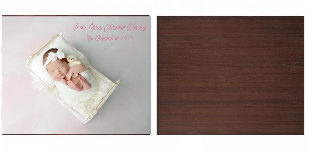 Wooden Box - Large Rectangle 'Walnut' (Can hold 6x4″, 7x5″, 6x8″, 10x8″ photos) The Photographer's Toolbox PD Custom Product  The Photographer's Toolbox