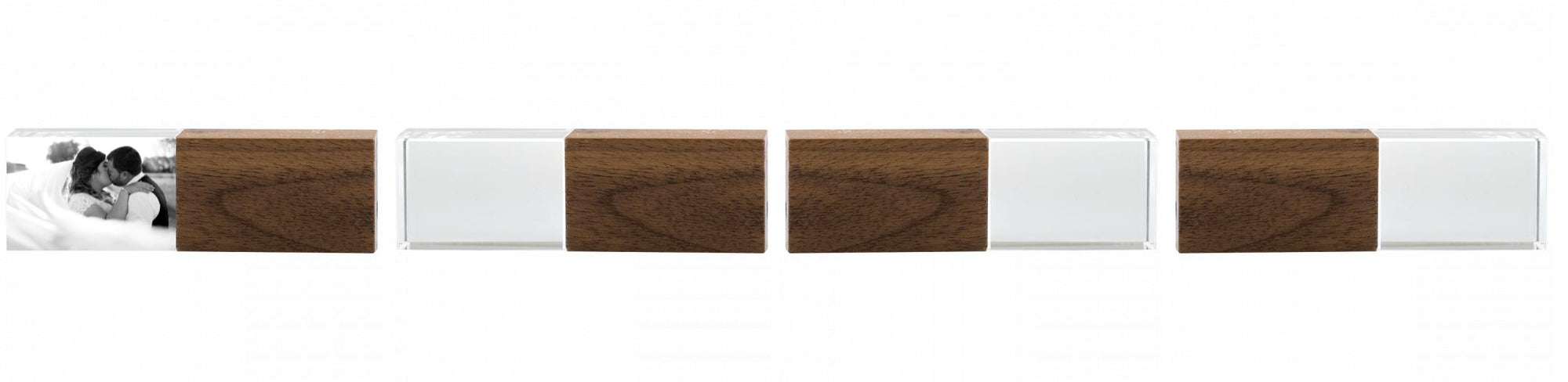 Crystal USB with Maple or Walnut Wood Lid The Photographer's Toolbox PD Custom Product  The Photographer's Toolbox