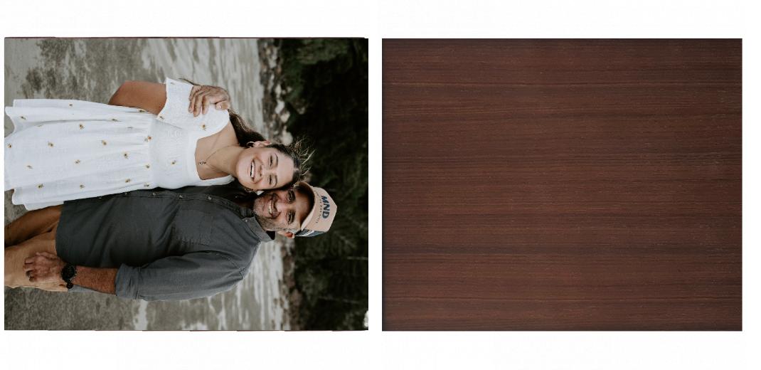 Wooden Box - Large Rectangle 'Walnut' (Can hold 6x4″, 7x5″, 6x8″, 10x8″ photos) The Photographer's Toolbox PD Custom Product  The Photographer's Toolbox