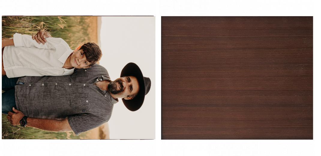 Wooden Box - Large Rectangle 'Walnut' (Can hold 6x4″, 7x5″, 6x8″, 10x8″ photos) The Photographer's Toolbox PD Custom Product  The Photographer's Toolbox