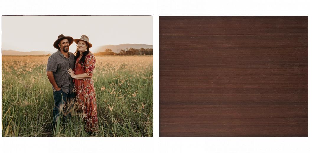 Wooden Box - Large Rectangle 'Walnut' (Can hold 6x4″, 7x5″, 6x8″, 10x8″ photos) The Photographer's Toolbox PD Custom Product  The Photographer's Toolbox