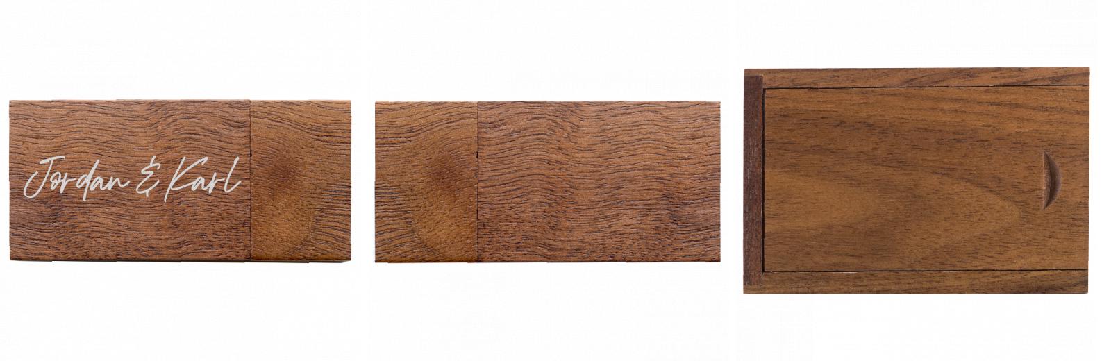 Rectangle USB with slide top box