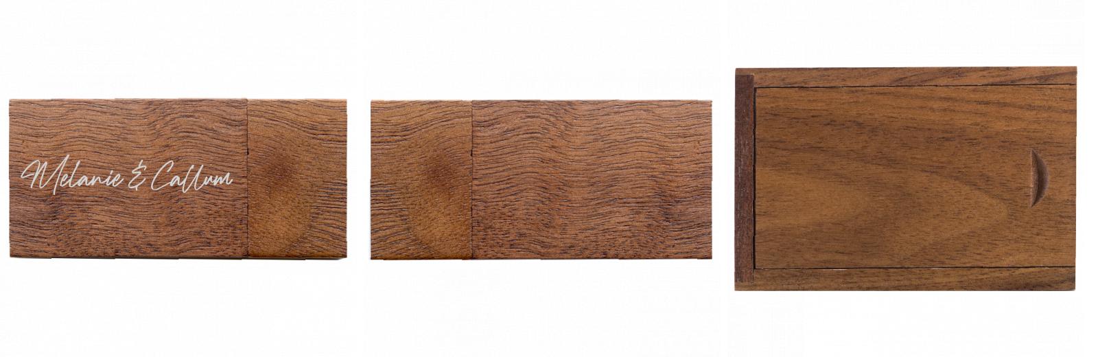 Rectangle USB with slide top box