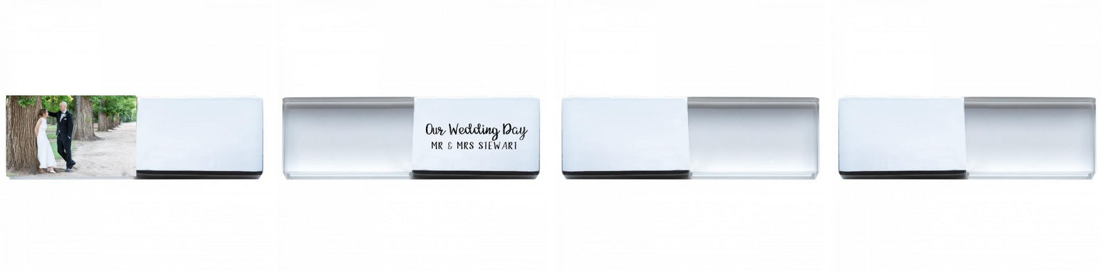 Crystal USB with a metal lid