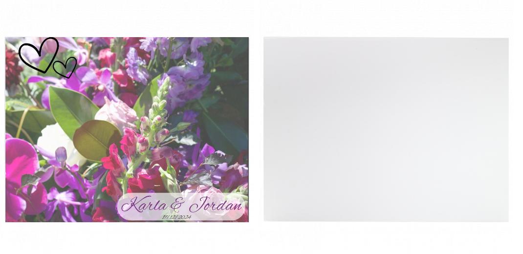 LARGE Gift Box - FREE lid printing included - White or Brown. Can hold a 10x8&#34; photo album.