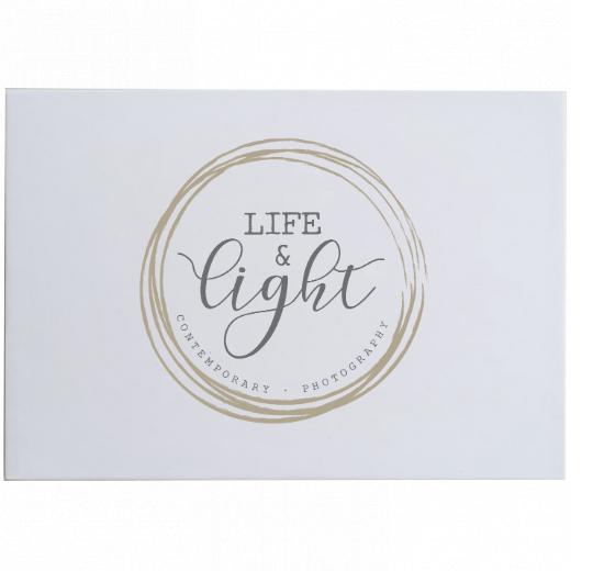 Black or White Print Box with FREE Lid Printing - Can hold 6x4" or 7x5" photos.